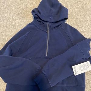 Scuba half zip hoodie